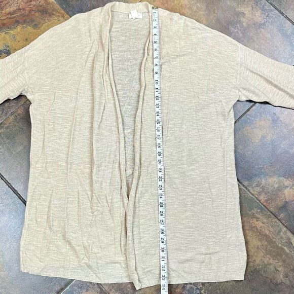 Caslon Cream Open Front Long Sleeve Cardigan 2X - Picture 6 of 11